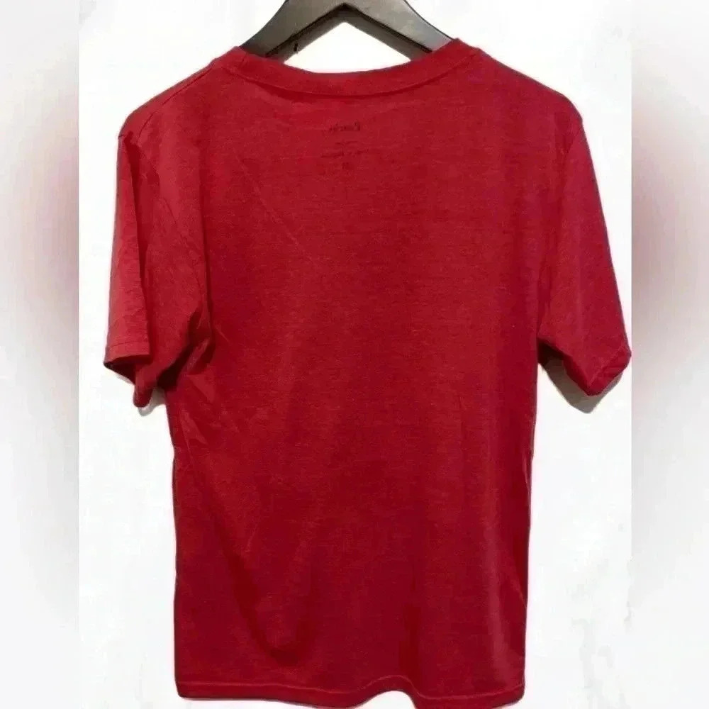 Unisex logo vintage "Mr men" short sleeve red casual  T-shirt M - Picture 2 of 2